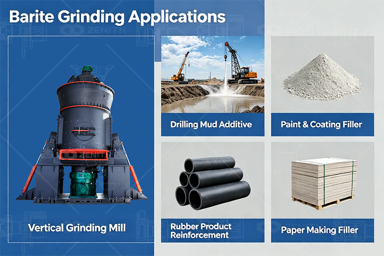 Applications of Ground Barite