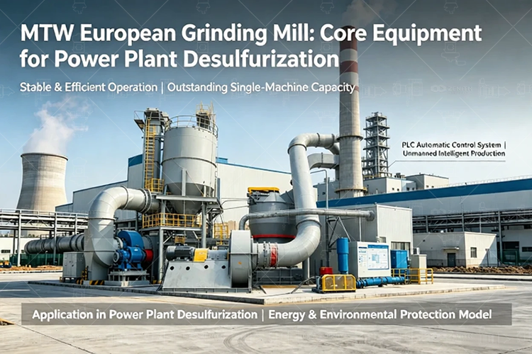 Shanghai ZENITH MTW European Grinding and Compacting Machinery Lays the Foundation for Powder Production in Power Plant Desulfurization