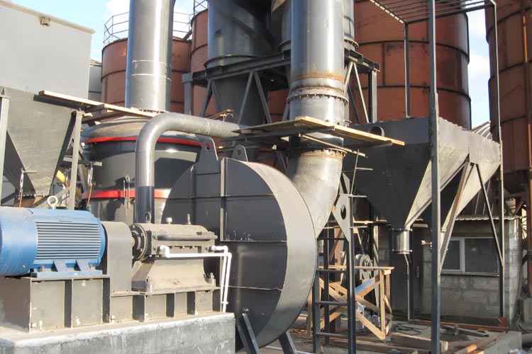 What is the grinding process of calcite?