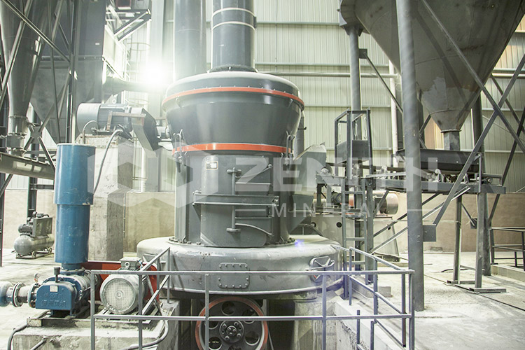 Limestone processing by MTW175 mill X2 sets,24TPH