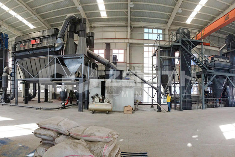 Limestone & Calcite processing by XZM244 mill